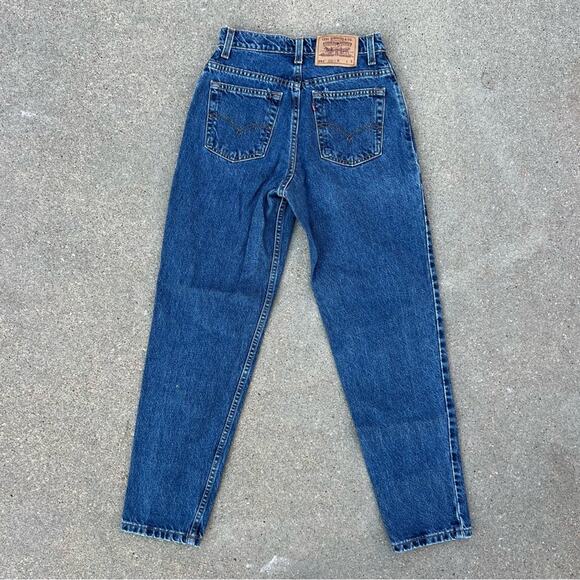 Vintage 90s Levi’s 551 relaxed fit tapered leg jeans Women’s 4 Short - Picture 6 of 8